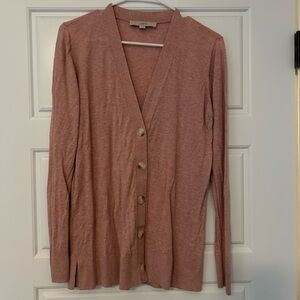 LOFT Women's Rose Cardigan Sweater
